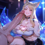 1girl ahri ai_generated fox_girl k/da_ahri