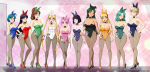 10girls 1girl ami_mizuno ass_visible_through_thighs bamboo_shoot_bun bedroom_eyes big_breasts bishoujo_senshi_sailor_moon black_hair blonde_hair blue_eyes blue_hair blush bob_cut brown_hair bunny_ears bunnysuit chibi_usa cleavage clothing double_bun eyelashes eyeshadow fake_animal_ears female_only green_eyes green_hair hair_bun haruka_tenou height_difference high_heels hime_cut hotaru_tomoe lips lipstick long_hair long_legs looking_at_another looking_at_viewer makeup makoto_kino medium_breasts medium_hair michiru_kaiou minako_aino multiple_girls pantyhose pink_eyes pink_hair pixie_cut ponytail purple_eyes red_eyes rei_hino setsuna_meiou shocked short_hair small_breasts stormfeder take_your_pick tall_female thick_thighs thigh_gap thighs twin_tails usagi_tsukino voluptuous wavy_hair wide_hips yuri