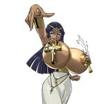 big_breasts big_breasts bimbo black_hair breast_milk breasts dark-skinned_female dark_skin gigantic_breasts huge_breasts huge_nipples hyper_breasts ishizu_ishtar lactation long_hair milk nipple_piercing nipples piercing topless yu-gi-oh! yu-gi-oh!_duel_links yu-gi-oh!_duel_monsters