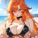 ai_generated beach genshin_impact swimsuit tagme