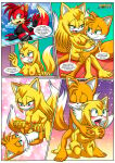 1boy 2girls 5_fingers 5_toes anthro bbmbbf blush breast_grab breasts comic feet fiona_fox intimate let_me_love_you_(comic) male male/female mobian_(species) mobius_unleashed nipples palcomix plantigrade sega sex sonic_boom sonic_the_hedgehog_(series) tails tails_the_fox vaginal_penetration vaginal_sex zooey_the_fox