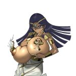 big_breasts big_breasts bimbo black_hair breast_milk breasts dark-skinned_female dark_skin gigantic_breasts huge_breasts huge_nipples hyper_breasts ishizu_ishtar lactation long_hair milk nipple_piercing nipples piercing topless yu-gi-oh! yu-gi-oh!_duel_links yu-gi-oh!_duel_monsters