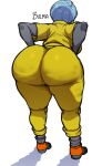 blue_hair bubble_ass bubble_butt bulma_brief dragon_ball dragon_ball_super dragon_ball_super:_super_hero yellow_pants