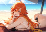 ai_generated beach genshin_impact swimsuit tagme