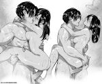 1boy 1boy1girl 1girl 1girl asian asian_female asian_male ass_grab black_hair blush canon_couple closed_eyes completely_nude completely_nude_female cute dominant dominant_male domination duo duo_focus female_human female_penetrated greyscale happy_sex heterosexual high_res holding hugging hugging human human_male jin_kazama kazama_jin kissing kissing_while_penetrated light-skinned_female ling_xiaoyu long_hair love lovers making_love male medium_breasts messy_hair moaning moaning_in_pleasure monochrome muscular muscular_male namco nude panting passionate pussy self_upload sex shower shower_sex size_difference stand_and_carry_position standing standing_on_one_leg standing_sex straight suspended_congress sweat teen tekken tekken_8 twin_tails vaginal_penetration vaginal_sex wet_hair white_background wholesome wholesome_sex zerocukru