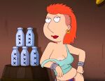 crop_top erect_nipples_under_clothes family_guy lois_griffin no_bra thong