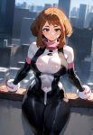 ai_generated bodysuit my_hero_academia ochako_uraraka