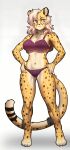 1girl big_ass big_breasts big_tail bikini cheetah cute feline long_hair long_tail pgm300 posing seductive sexy stains white_fur white_hair yellow_skin