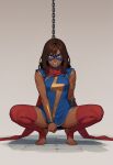 1girl ai_generated bikini brown_eyes brown_hair brown_skin brown_skinned_female dark-skinned_female dark_skin heroine horny_female human kamala_khan light_skin marvel marvel_comics ms._marvel ms._marvel_(kamala_khan) muslim muslim_female nerd nerdy_female nude_female older older_female pakistani pakistani_female panties power submissive_female young_adult young_adult_female young_adult_woman