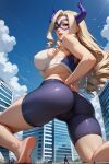 ai_generated city giantess mount_lady my_hero_academia yuu_takeyama