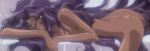  anthy_himemiya ass cap dark-skinned_female dark_skin himemiya_anthy jpeg_artifacts long_hair lying nude on_stomach purple_hair revolutionary_girl_utena screencap shoujo_kakumei_utena very_long_hair 