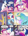 alicorn comic cum cum_on_face cumshot dildo ejaculation erection friendship_is_magic horn horsecock my_little_pony nude penis pony princess_cadance princess_celestia princess_celestia_(mlp) shining_armor shining_armor_(mlp) strangerdanger text twilight_sparkle twilight_sparkle_(mlp) unicorn wings