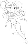  american_dragon:_jake_long bow bow_panties disney haley_long panties smile twintails underwear wings 