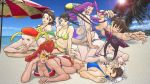 beach bikini cammy_white capcom chun-li crimson_viper ibuki_(street_fighter) juri_han makoto_(street_fighter) rose_(street_fighter) sakura_kasugano street_fighter swimsuit tagme