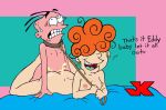  ass breasts cum cum_inside cumdrip doggystyle ed,_edd,_&#039;n&#039;_eddy eddy erect_nipples female freckles from_behind hair internal_cumshot jk jk_(artist) leash lee_kanker male nipples nude orange_hair short_hair small_breasts spread_legs vaginal 