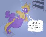 activision anthro daemont92 dragon genderswap nipples nude spyro spyro_reignited_trilogy spyro_the_dragon tagme underwater