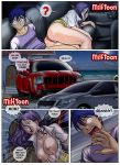 beach beach_adventure_(milftoon) bikini car comic huge_breasts incest kyle_(milftoon) lucy_(milftoon) milf milftoon mother_and_son son y3df