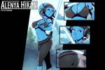 1girl alenya_hirani alien ass blue_skin breasts clothed comic cover_page dave_cheung dave_cheung_(artist) female female_alien female_only jedi lightsaber solo_female star_wars twi'lek