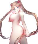 1_girl 1girl areola ass big_breasts bishoujo_senshi_sailor_moon blonde blue_eyes breasts female female_only high_resolution long_hair nipples sailor_moon sailor_moon_(series) solo tsukino_usagi usagi_tsukino very_long_hair zeni_(pixiv45584526)