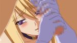 animated animated_gif blonde_hair blue_eyes blush censored gif gloves handjob kazuya_kuroda kuroda_kazuya ova penis princess_lover silvia_van_hossen