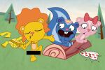 1boy 2_girls disco_bear disgusted giggles happy_tree_friends petunia tagme