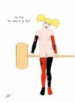 batman_(series) dc_comics hammer harley_quinn mallet mfrost nude