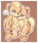 gay growlithe male nintendo pokemon