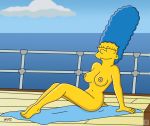 marge simpson from the simpsons by wvs