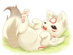 amaterasu canine cute deity female feral kn-liger male solo tail wolf åkami