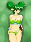 bra farore green_hair panties the_legend_of_zelda