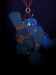 ! ? anthro bdsm blue_eyes blush bondage bound brush caroo equine female friendship_is_magic fur furry gif hair hindpaw horn laugh mammal my_little_pony paws princess_luna purple_fur purple_hair solo suspension tickling winged_unicorn wings