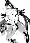 ass bare_shoulders bayonetta bayonetta_(character) bodysuit breast_grab breast_lick breast_licking breasts cum cum_on_body cum_on_breasts cum_on_penis cum_on_stomach cumdrip decensored elbow_gloves erect_nipples erection futanari glasses gloves hair_ribbon high_res highres huge_breasts huge_penis konbuni licking long_hair masturbation monochrome muscle nipples penis ribbon spread_legs testicles tongue uncensored unzipped very_long_hair