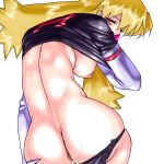 ass big_ass blonde_hair breast breasts cassidy_(pokemon) creatures_(company) game_freak gold_hair horny humans_of_pokemon long_hair medium_breasts nintendo nipple nipples panties pokemon pokemon_(anime) pokemon_(game) porkyman purple_eyes team_rocket yamato_(pokemon)