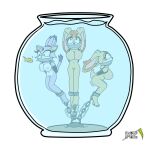 3_girls 3girls blaze_the_cat bondage chains cream_the_rabbit darksonic250 drowning feline female_only metalzaki peril rabbit sega sonic_(series) sonic_the_hedgehog_(series) underwater vanilla_the_rabbit water