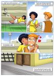  alex_(totally_spies) arnold_jackson comic deep_cover_evaluation glasses older older_female palcomix soccer_ball soccer_uniform teenage_boy totally_spies young_adult young_adult_female young_adult_male young_adult_woman 