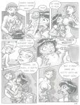  alex_(totally_spies) breast_grab breast_suck clover_(totally_spies) comic donna_ramone dtiberius full-package_futanari futanari futanari_on_female gloryhole_much monochrome sam_(totally_spies) totally_spies 