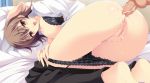  anal ass big_breasts breasts cum cum_in_ass lingerie mature_female misaka_misuzu nipples panties pussy pussy_juice saliva to_aru_majutsu_no_index uncensored underwear 