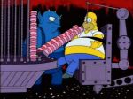 doughnut eating gif hell homer_simpson the_simpsons yellow_skin