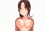 animated animated_gif blush bouncing_breasts breasts gif hangaku left_4_dead nipples ponytail zoey_(left4dead)