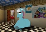 1boy 2d_(artwork) 2d_artwork alternate_version_available animatronic anthro ass ass_focus back back_view barefoot big_ass blue_fur bon_(the_walten_files) checkered_floor crossed_arms curvaceous curvaceous_body curvaceous_figure curvy curvy_figure digital_drawing_(artwork) digital_media_(artwork) door english_text feet from_behind from_behind_position furry half-closed_eyes hourglass_figure huge_ass indoors kneel kneeling legs looking_at_viewer looking_back male male_only multicolored_fur pawpads poster rabbit rabbit_humanoid rear_view showstoppers_incorporated sitting sitting_on_floor size_difference solo solo_male spread_legs tail text the_walten_files thick_thighs thighs tile_floor tiles two_tone_fur voluptuous voluptuous_body wariza wavy_mouth white_fur wide_hips yellow_eyes yellow_sclera