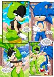 1boy 1girl 5_toes anthro ass barefoot bbmbbf breasts comic feet humanoid_feet male male/female mobian mobian_(species) mobius_unleashed nipples nude palcomix pussy sega soles sonic sonic_the_hedgehog sonic_the_hedgehog_(series) surge_the_tenrec the_tenrec's_vengance_claiming_the_prize toes undressing