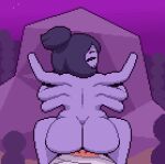 1boy 1girl air_bubble air_bubbles animation asphyxiation ass black_hair black_sclera blush bondage bouncing bouncing_ass bubble bubbles cum cum_in_pussy cum_inside drowning female gif jiggling_ass longer_than_2_minutes looking_back male muffet no_sound nude penis pixel_animation pixel_art pov purple_blush purple_iris purple_skin pussy red_skin sex spider spider_girl spider_web straight tied_up tomato_(okami_tomato) undertale undertale_(series) underwater underwater_sex vaginal_penetration vaginal_sex zxtomatofan