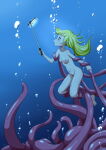  1girl air_bubble anal asphyxiation barefoot blonde_hair breasts breasts_apart bubble cellphone completely_nude consensual_tentacles double_penetration drowning freediving full_body grabbed_by_tentacles heropin high_res maxogami navel nipples nude original phone selfie_stick selfpic skinny small_areolae small_breasts small_nipples smartphone smile stick tentacle underwater vaginal 
