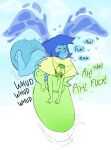 1futa 1girl hyper_penis lapis_lazuli oogabutt peridot_(steven_universe) stomach_bulge