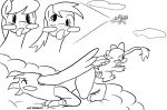 avian blush caluriri derp derpy_hooves derpy_hooves_(mlp) dragon equine female friendship_is_magic gilda gilda_(mlp) gryphon male my_little_pony pegasus raindrops_(mlp) rape spike_(mlp) tail tail_sex