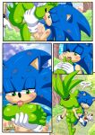 1boy 1girl 5_toes anthro anus ass barefoot bbmbbf blush breasts comic feet foot_fetish humanoid_feet licking licking_foot male male/female mobian mobian_(species) mobius_unleashed nipples nude palcomix pussy sega sex soles sonic sonic_the_hedgehog sonic_the_hedgehog_(series) surge_the_tenrec the_tenrec's_vengance_claiming_the_prize toes