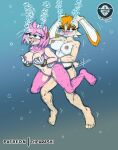 2girls amy_rose bubbles dildo female hedgehog interspecies nude orgasm patreon patreon_request rabbit request sega sex sonic_(series) sonic_the_hedgehog_(series) strap-on thearashi underwater underwater_sex vanilla_the_rabbit yuri