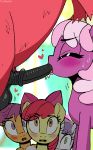  1_boy 1boy 4_girls 4girls apple_bloom apple_bloom_(mlp) big_macintosh big_macintosh_(mlp) blush cheerilee cheerilee_(mlp) cutie_mark_crusaders cutie_mark_crusaders_(mlp) earth_pony erection fellatio female_pegasus female_teacher female_unicorn friendship_is_magic horsecock male/female my_little_pony nude oral pegasus penis penis_in_mouth pony scootaloo scootaloo_(mlp) side_view_fellatio sweetie_belle sweetie_belle_(mlp) teacher unicorn 