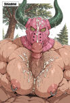 ai_art ai_generated anime anime_character anime_screencap anime_style bara big_ass big_balls big_muscles big_penis gay_domination gay_male muscle muscular muscular_male yaoi yaoi