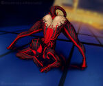  1girl 2026 absurd_res ahsum_spy-d anal anal_penetration ass_crack ass_up biosuit breasts_pressed_against_window breasts_pressed_on_glass earth_x exposed_ass female_focus female_only high_res jack-o_pose legs_apart looking_at_viewer marvel marvel_comics mayday_parker night public spider-man_(series) sticking_out_ass suggestive suggestive_pose symbiote tentacle tentacle_in_ass tentacle_penetration tentacle_sex venom_(earth_x) 